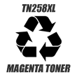 Tech-Remanufactured TN258XL Brother TN258XL Magenta High Yield Toner Cartridge